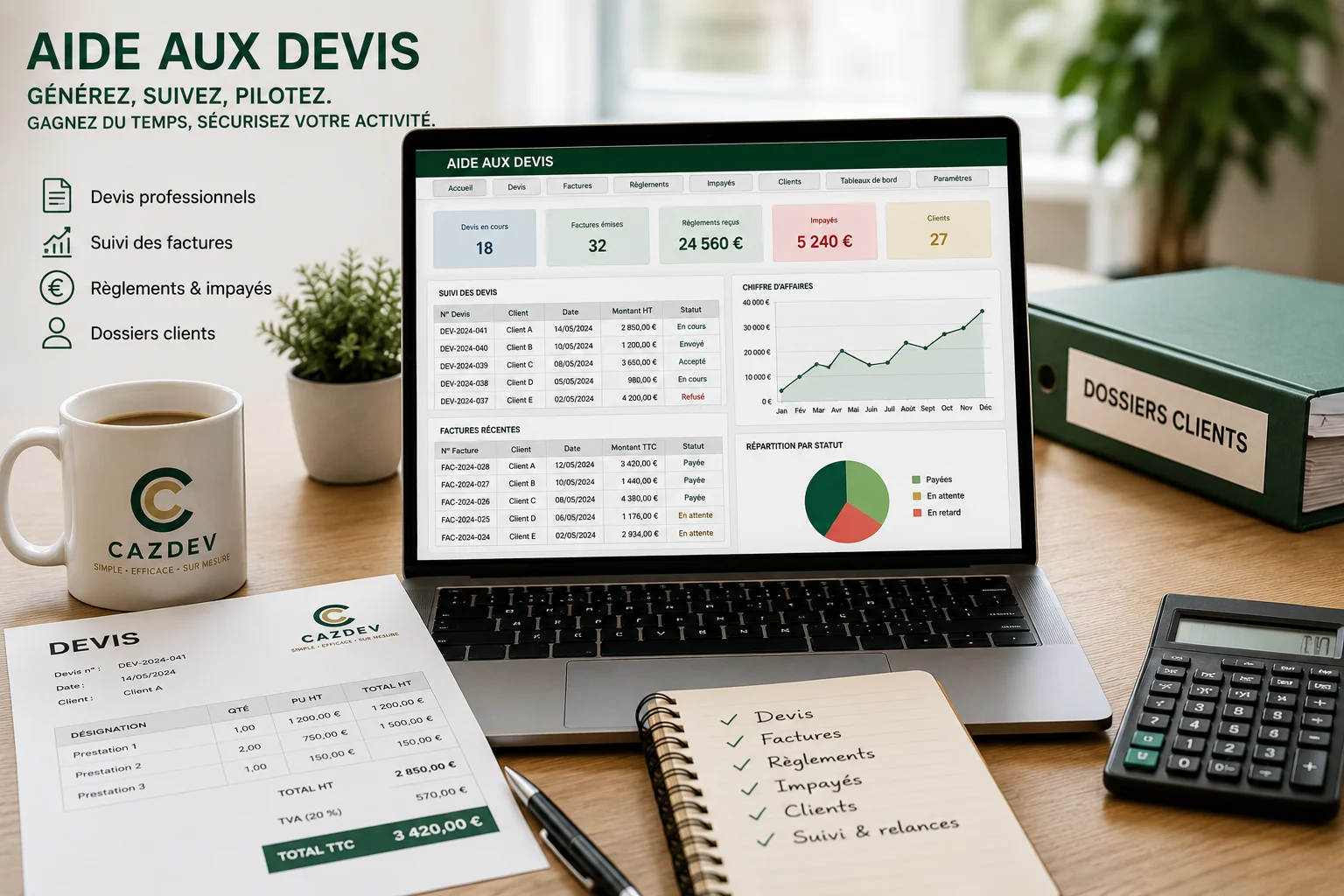 Application Aide aux devis