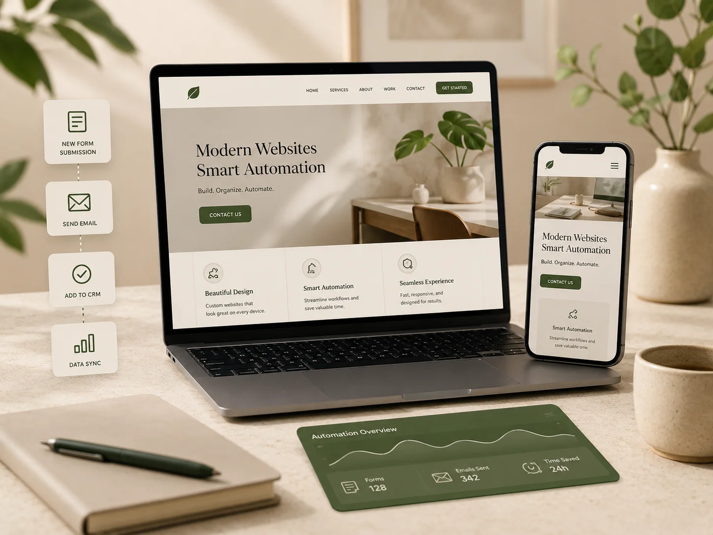 Service web et automatisation CAZDEV